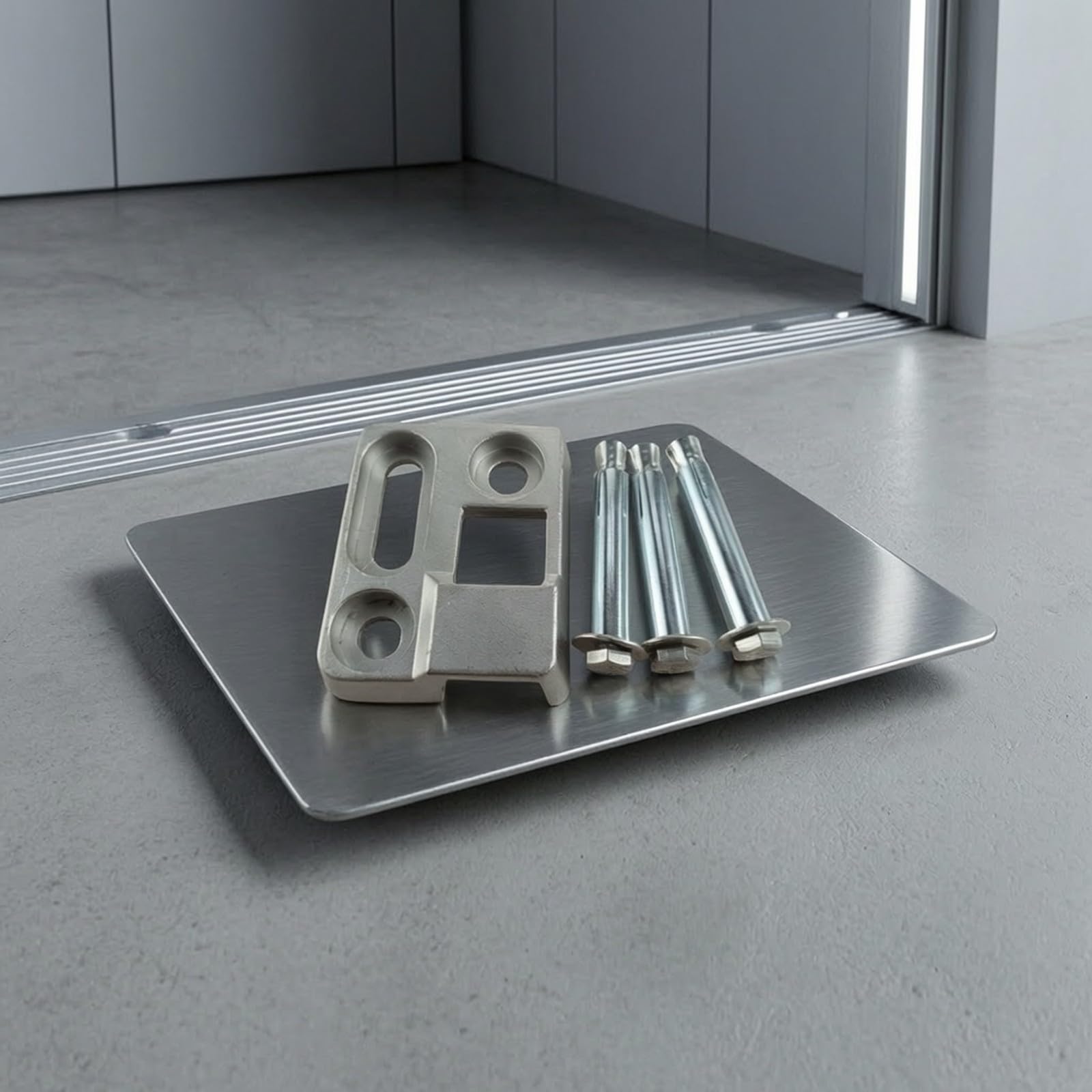 KESOTO Tope Puerta con Ranura Tope Acero Inoxidable para Puerta, Resisn, Herraje