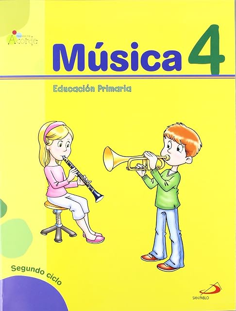 Portada de Musica 4º Educacion Primaria Acorde Alumno