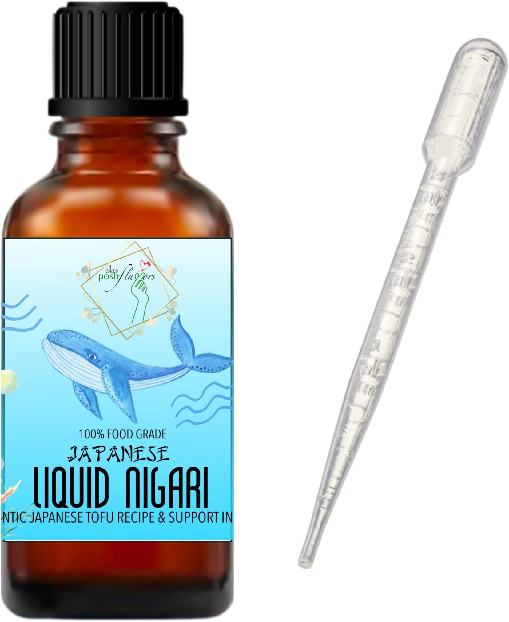 - Alla's Posh Flavors Japanese Yoshikawa Liquid Nigari Tofu Coagulant | All Natural | 100% Pure & Concentrated Nigari | Vegan | Makes About 3-4 kg Tofu