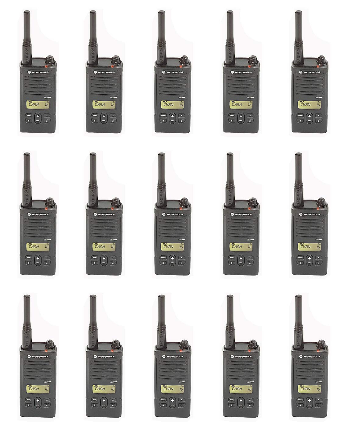 Motorola RDU4160D UHF 4 Watt 16 Channel High Power Business Radio 15 Pack