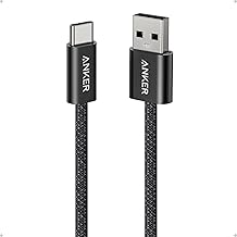 Anker USB C Kabel, 1 m Ladekabel USB C Nylon Geflochten Schnellladekabel, USB auf USB C Kabel for Samsung Galaxy S24 S23 S22 Ultra Note 20 iPhone 16 15 14 Pro Max iPad MacBook