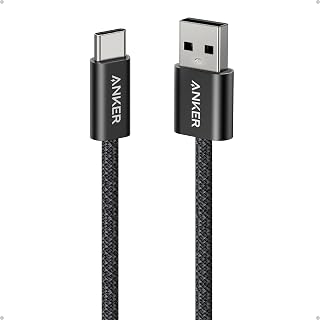 Anker Zolo USB to USB C Cable, Seamless CarPlay Connection Durable and Braided Type C Cable, Premium Look with Slim Connector, for iPhone 17/16 Series, iPad Pro, and More (Black, 3.3FT) - Amazon product rated Grade A