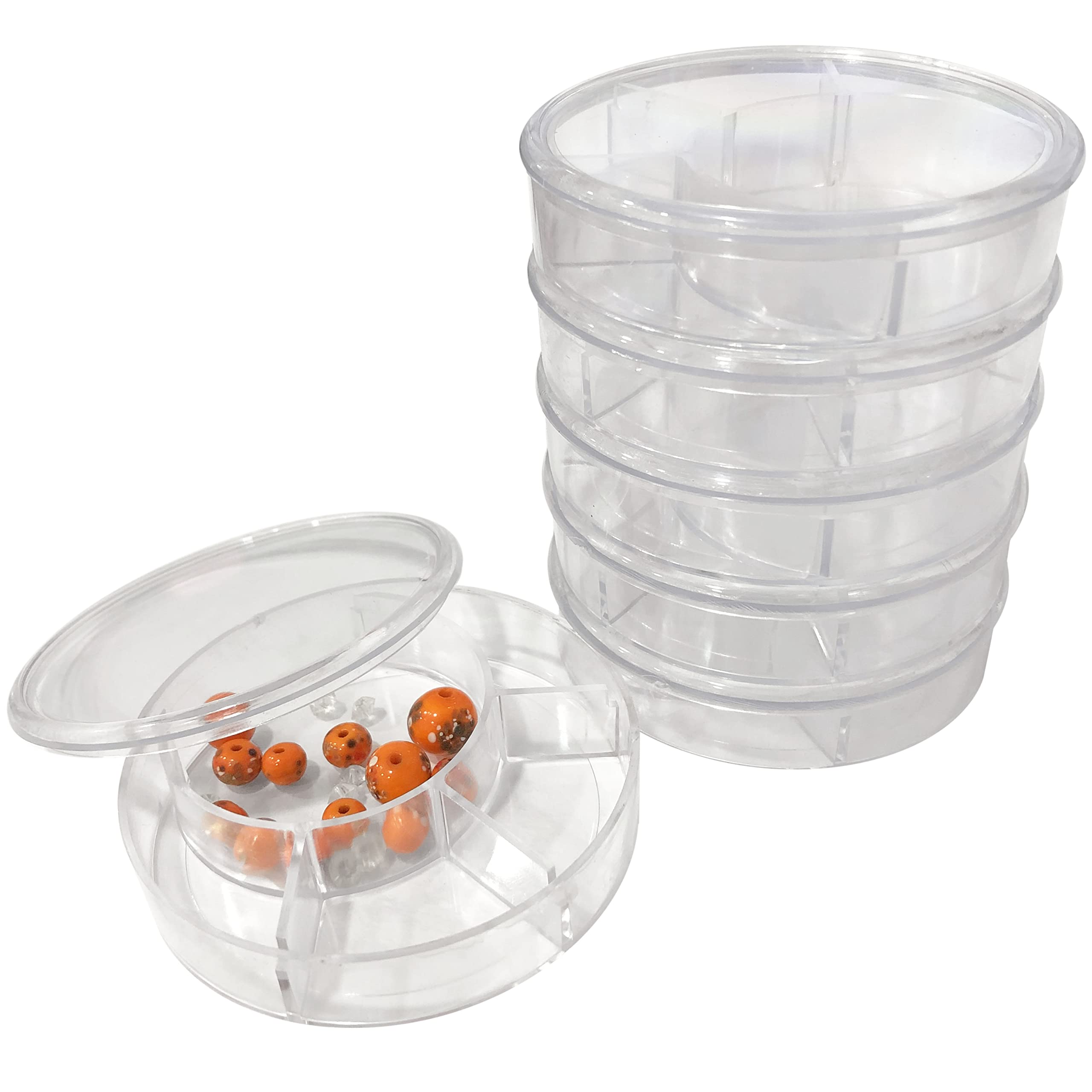Jewellers Tools 4X Stackable Parts CONTAINERS : Watchmakers for Movement/Parts Dust Vintage Repairs (120)