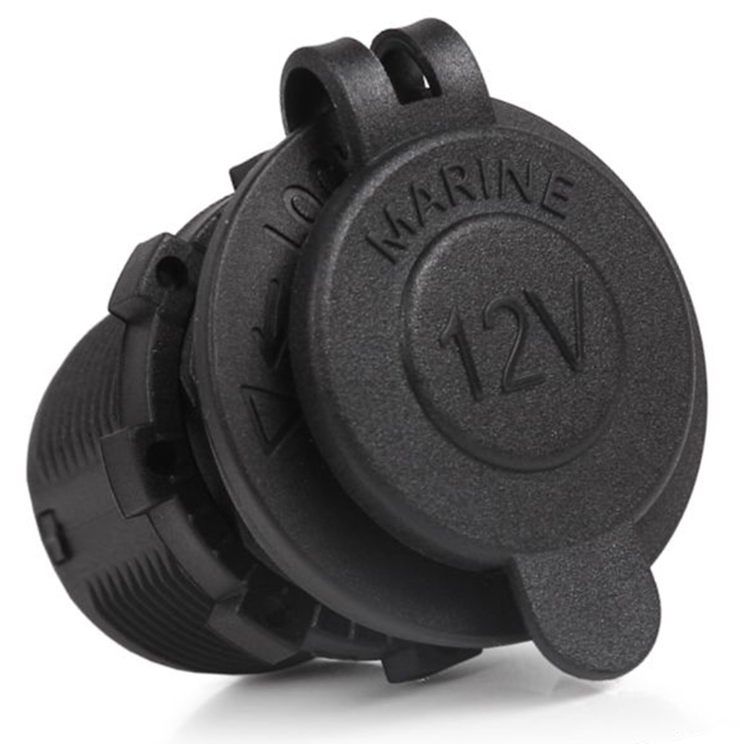 Amazon | 【seriction】バイク 車 船 汎用 埋め込み式 シガーソケット