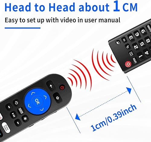 Miniatura 6 de Control remoto programado para reemplazo remoto Roku con llave de volumen, control remoto todo en uno para Roku Express 4K+, Premiere/+, Ultra, 1 2
