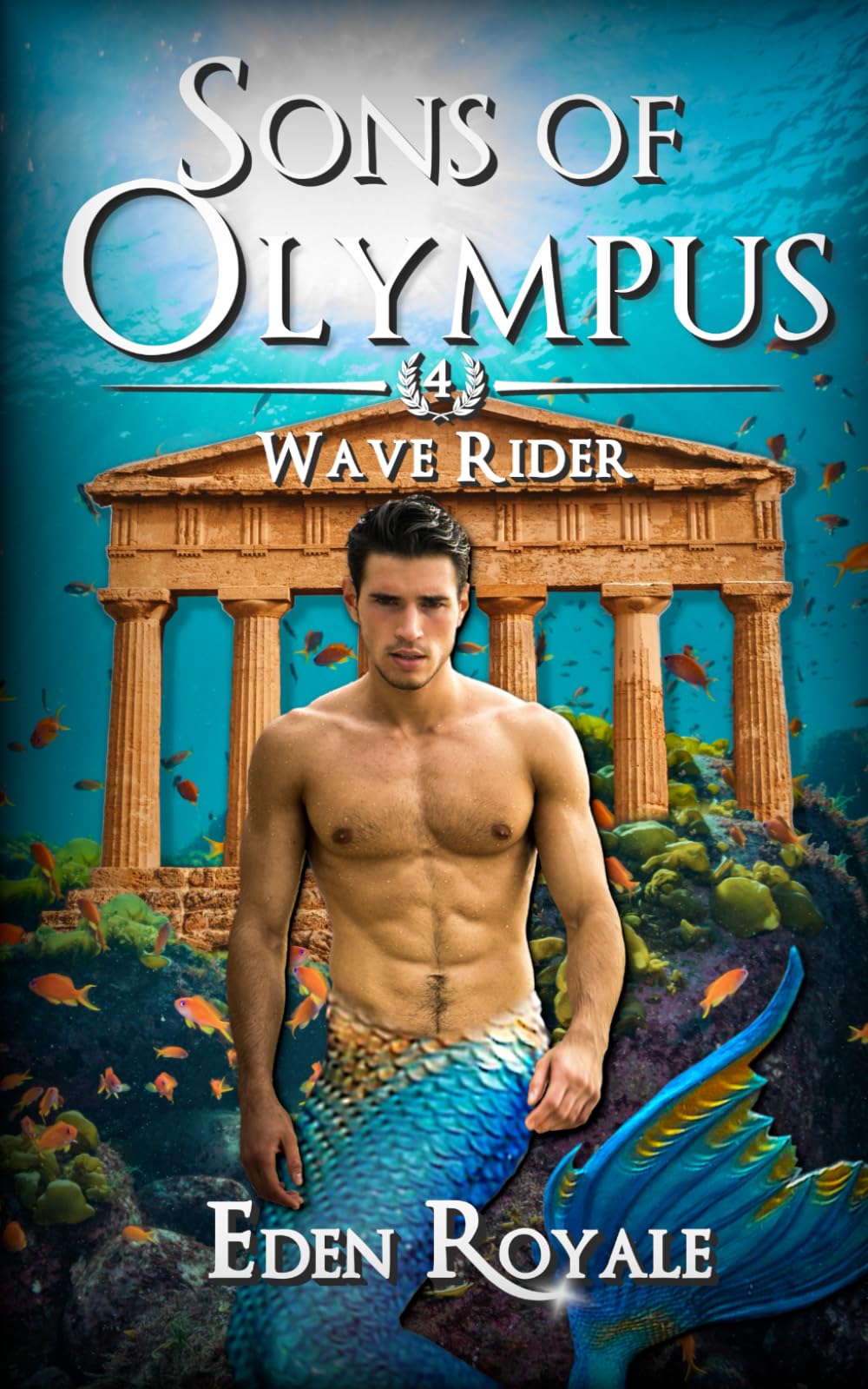 Wave Rider: A Greek Mythology Merman Romance (Sons of Olympus - Book 4)