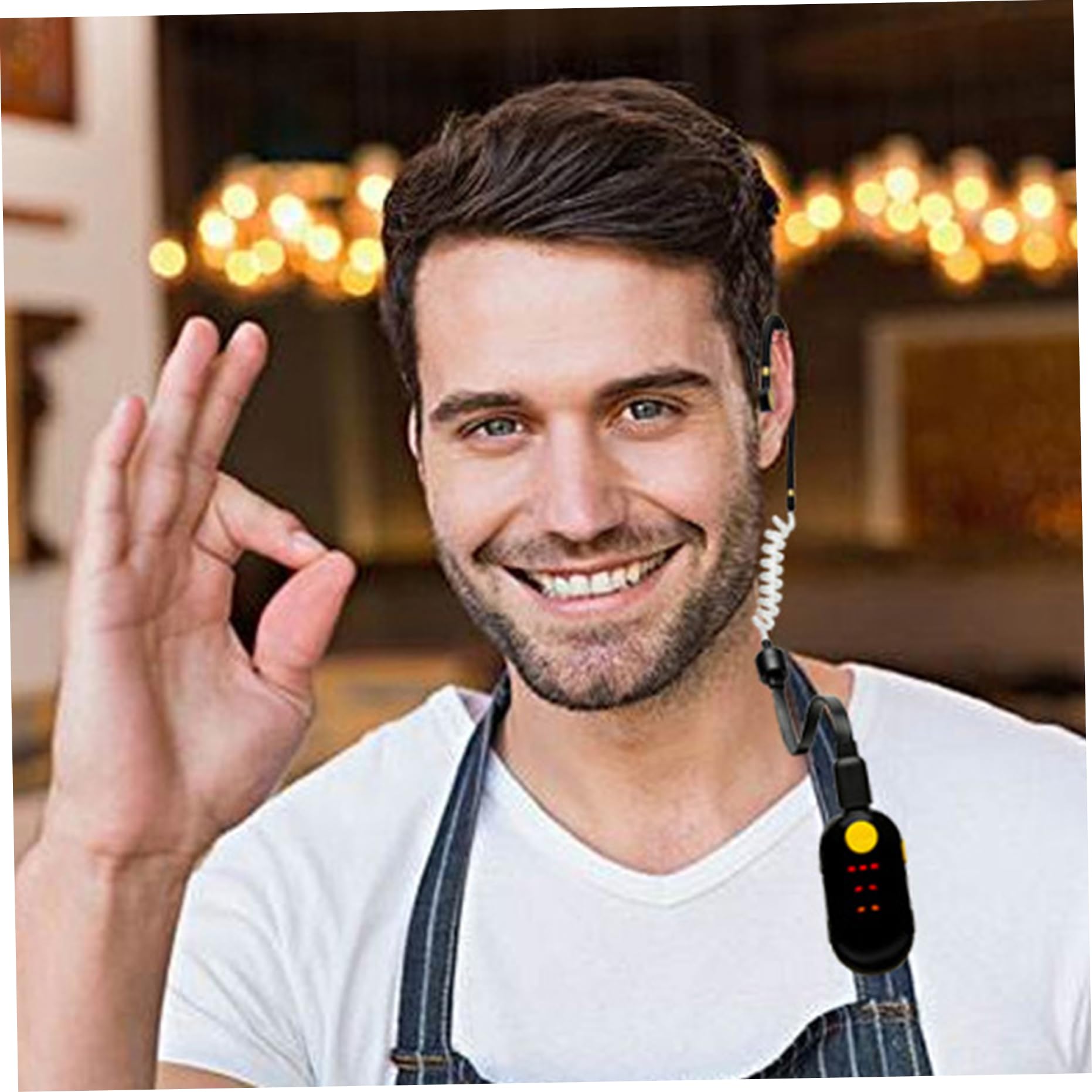 Mini Walkie Talkie 3 Pezzi Ricetrasmettitore FM Portatile per Ristoranti, Supermercato, Ospedale