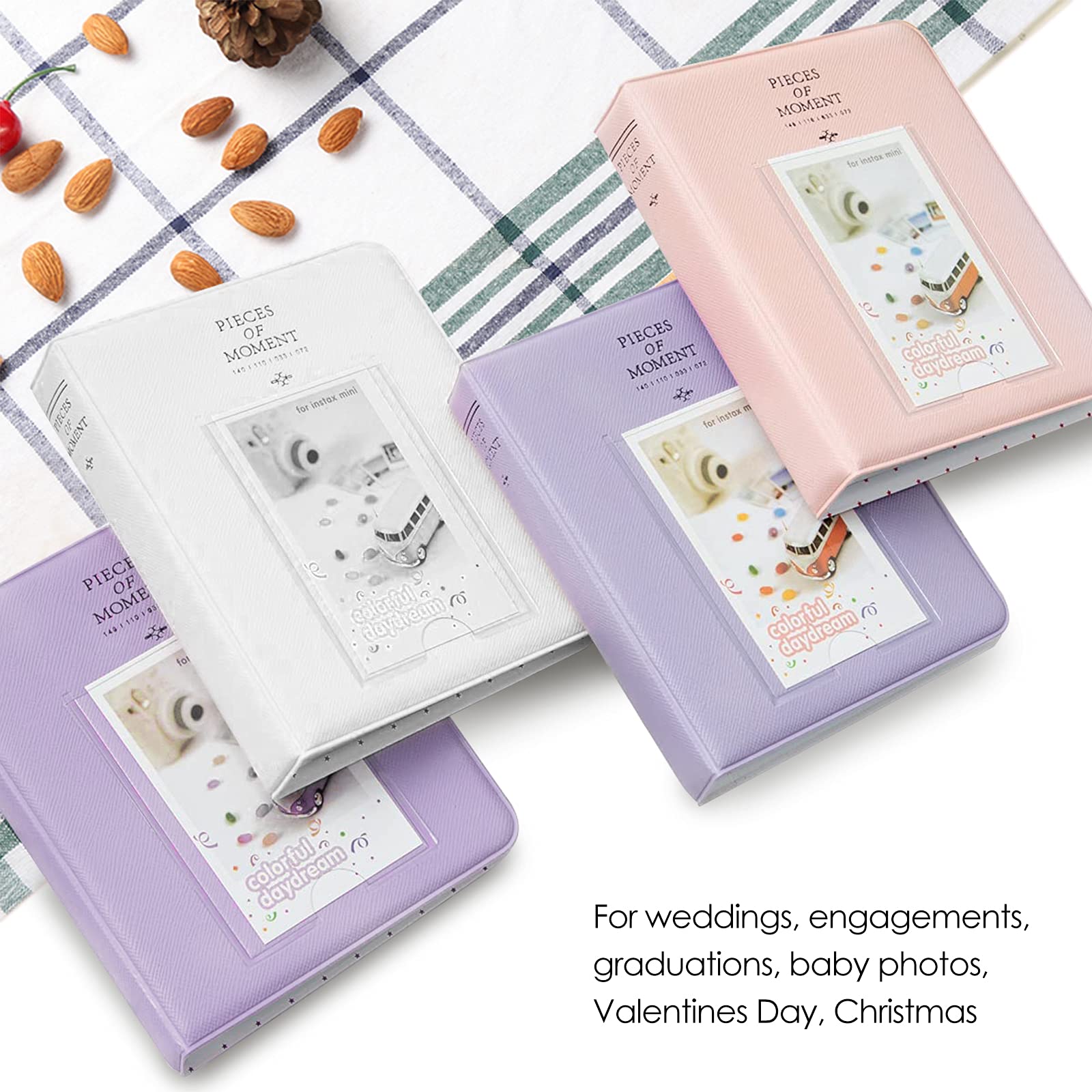2 Albums Photo Pour Fujifilm Instax Mini - 64 Poches - Protection Premium | OBERSTER