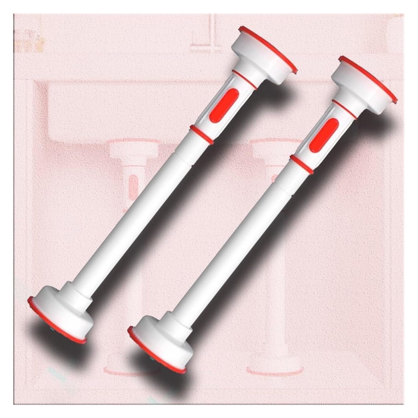 Sink Support Legs, Adjustable Support Poles for Sink Cabinet SofaUndermount BracketsCurtain RodFurniture Leg(2*H 85 150cm(33.5" 59"))