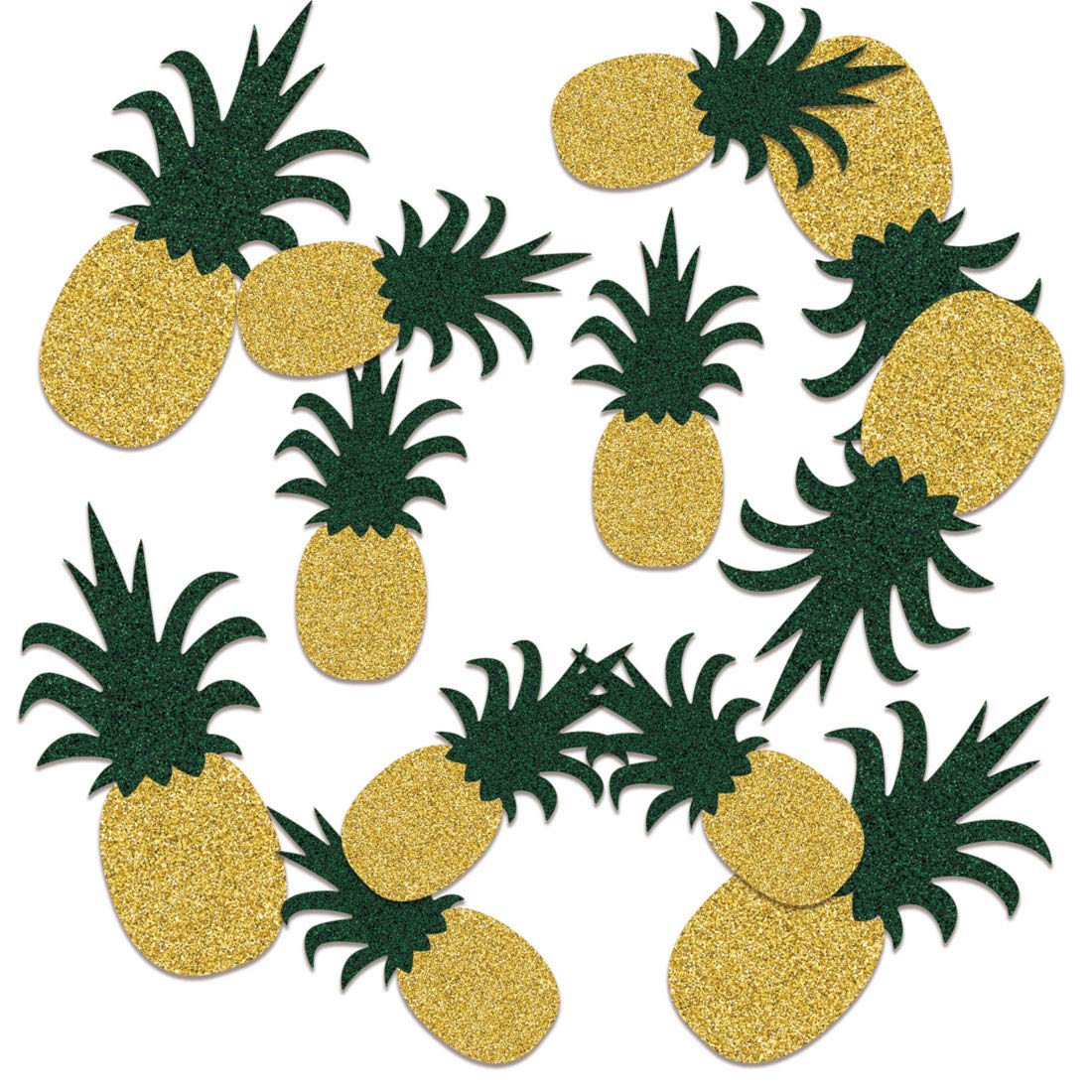 Large Sparkled Pineapple Confetti