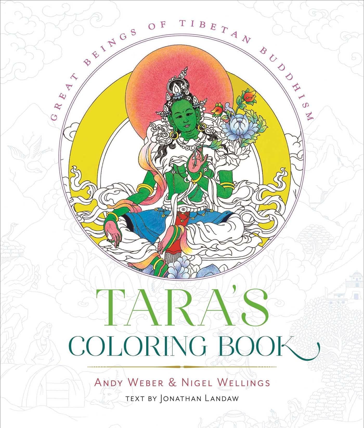 Riachristiecollections Taras Coloring Book Divine Images Of Tibetan Buddhism By Andy Weber & Nigel Wellings
