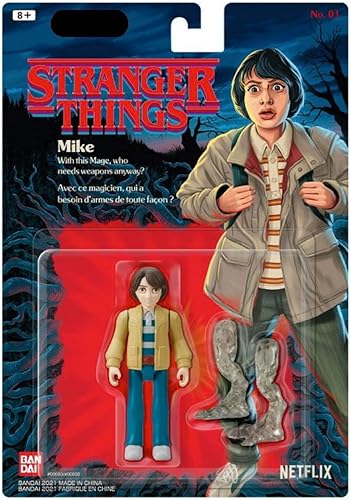BANDAI Stranger Things Mike - Figura exclusiva de 4 pulgadas