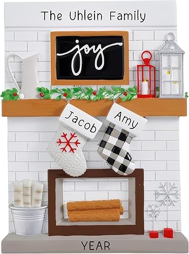 Adorno de Navidad para chimenea 2024 Personalización rápida y gratuita las 24 horas Recuerdo de medias de Navidad familiares Decoración de repisa