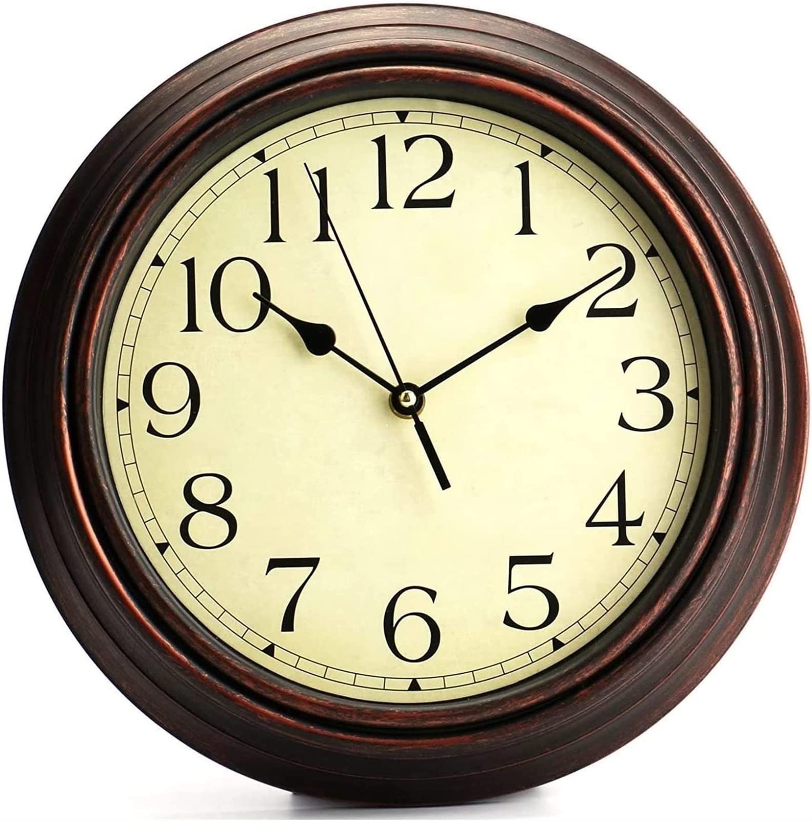 Amazon.com: Wall Clock 12-Inch Round Classic Clock Retro Non