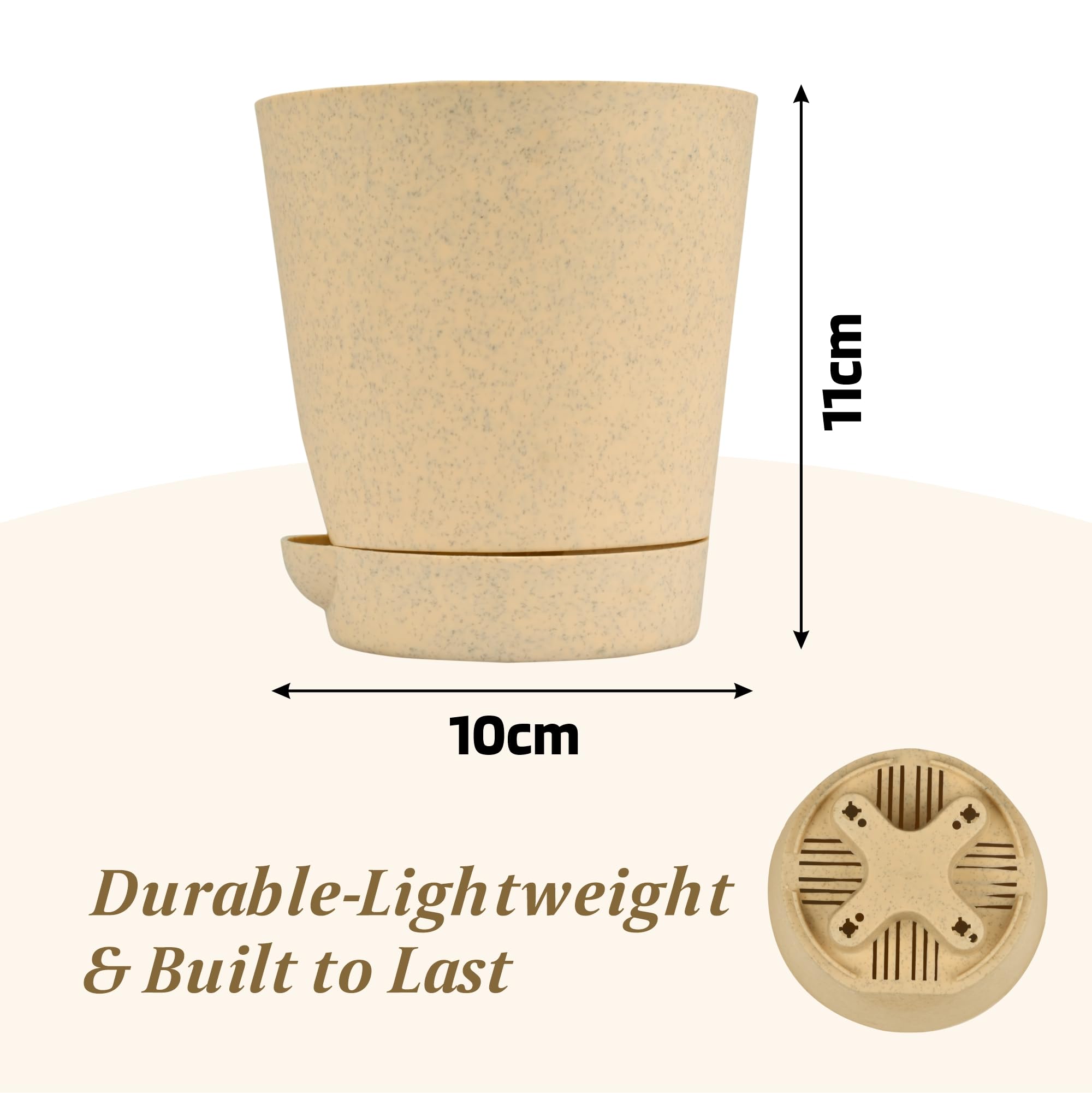 Kuber Industries Flower Pots - 12 Pack -3