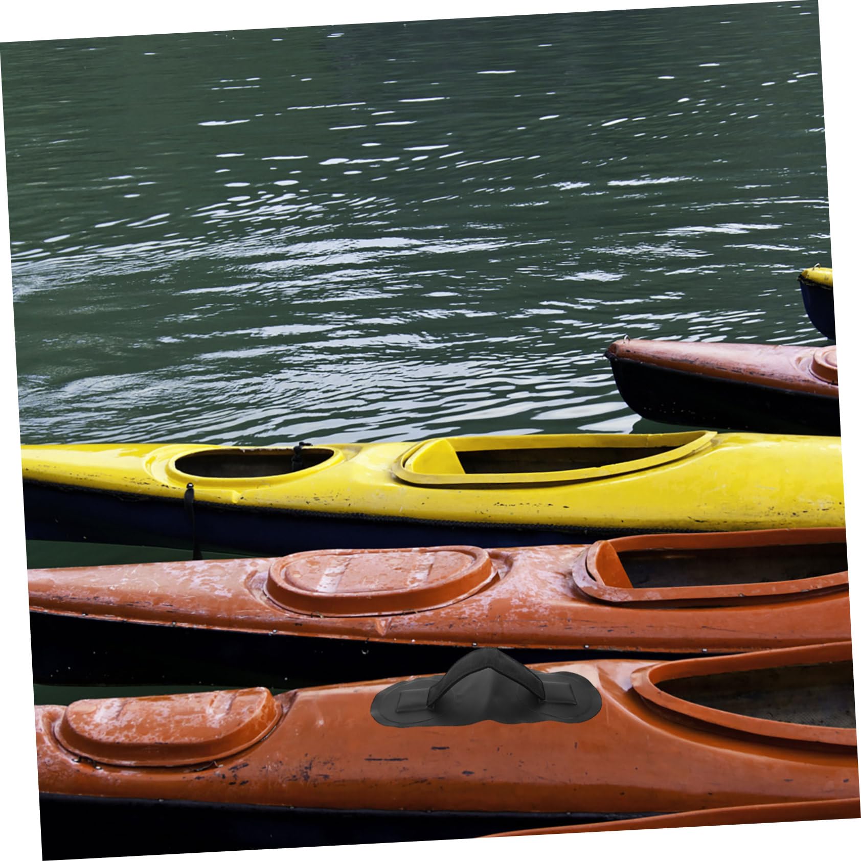 TOYANDONA Mango de Bote Paseo en Barco Llave Canoa Mango de Kayak imprescindibles para el Kayak Mango de Transporte Accesorios de Kayak Asas de Transporte asa Marina Nylon Negro