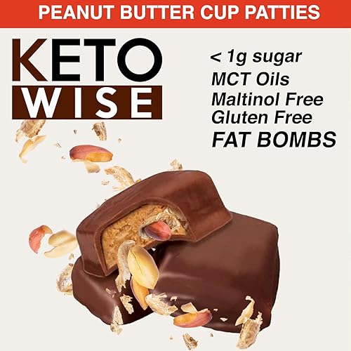 Miniatura 9 de Keto Wise Fat Bombs - Racios de nueces de chocolate - 16 paquetes de 113oz cada uno