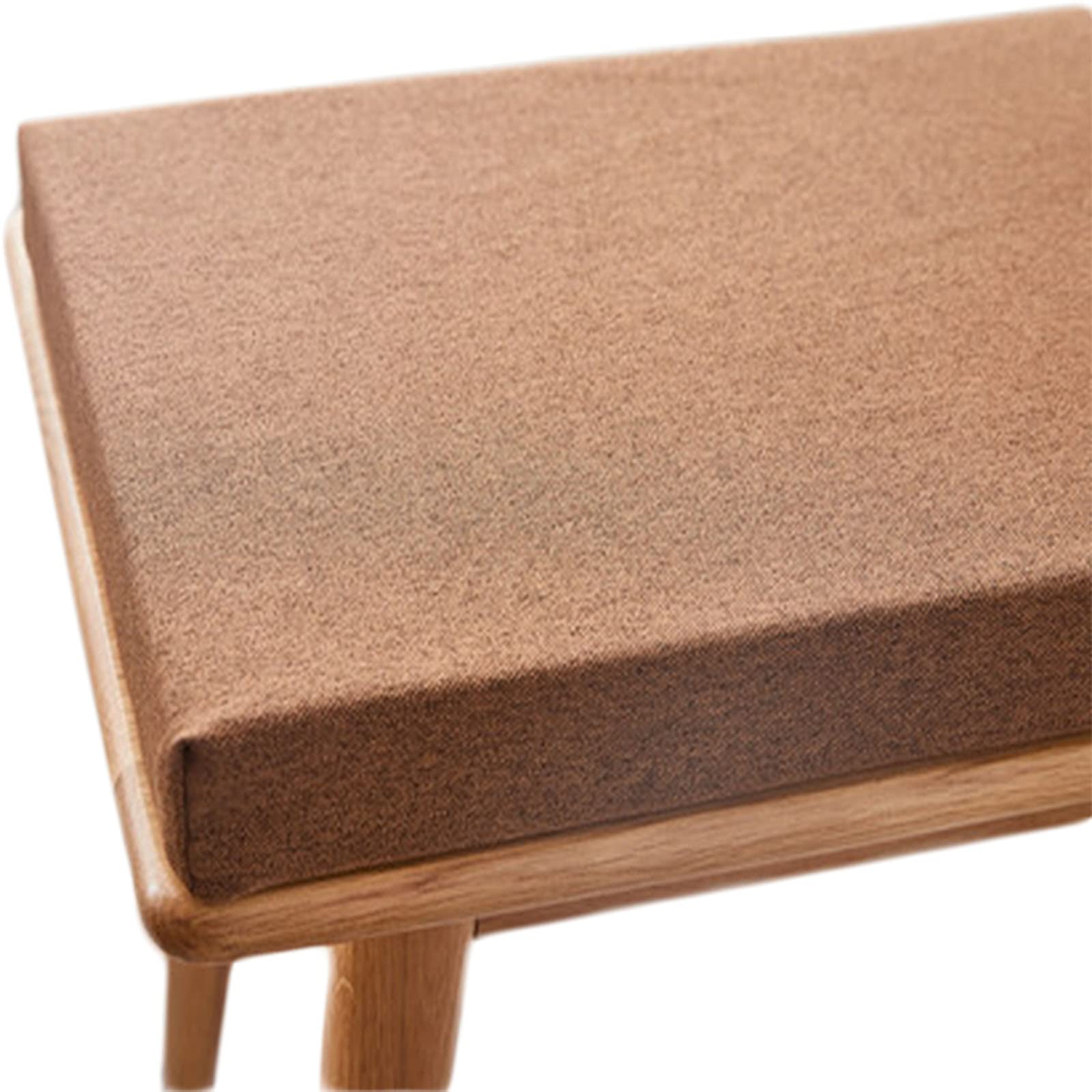 Cuscino per panca da 100/120 cm, rettangolare, in spugna, 2 posti, morbido, antiscivolo, per giardino, patio, cucina, 35 x 90 x 5
