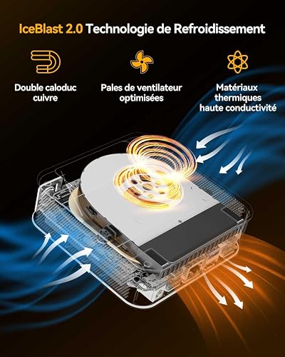 GEEKOM A8 Mini PC (Windows 11 Pro), with AMD Ryzen 7 8745HS (Beat R7-255,Up to 5.1GHz),16GB DDR5 RAM (Up to 128GB) & 1TB SSD,4K@120Hz Quad Display/Dual HDMI/WiFi 6E/USB4/6×USB for Gaming/Video Editing - 9