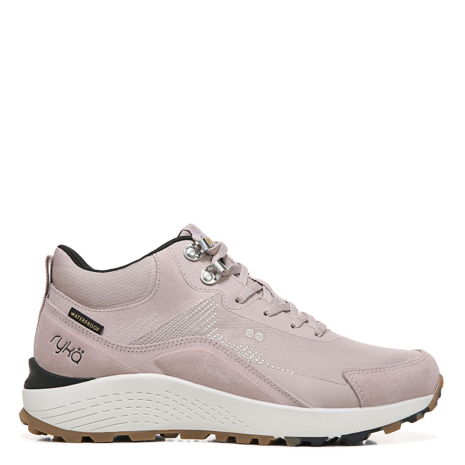 Northside Women's Benton Waterproof Hiking Shoe, Gray/Coral, 9.5