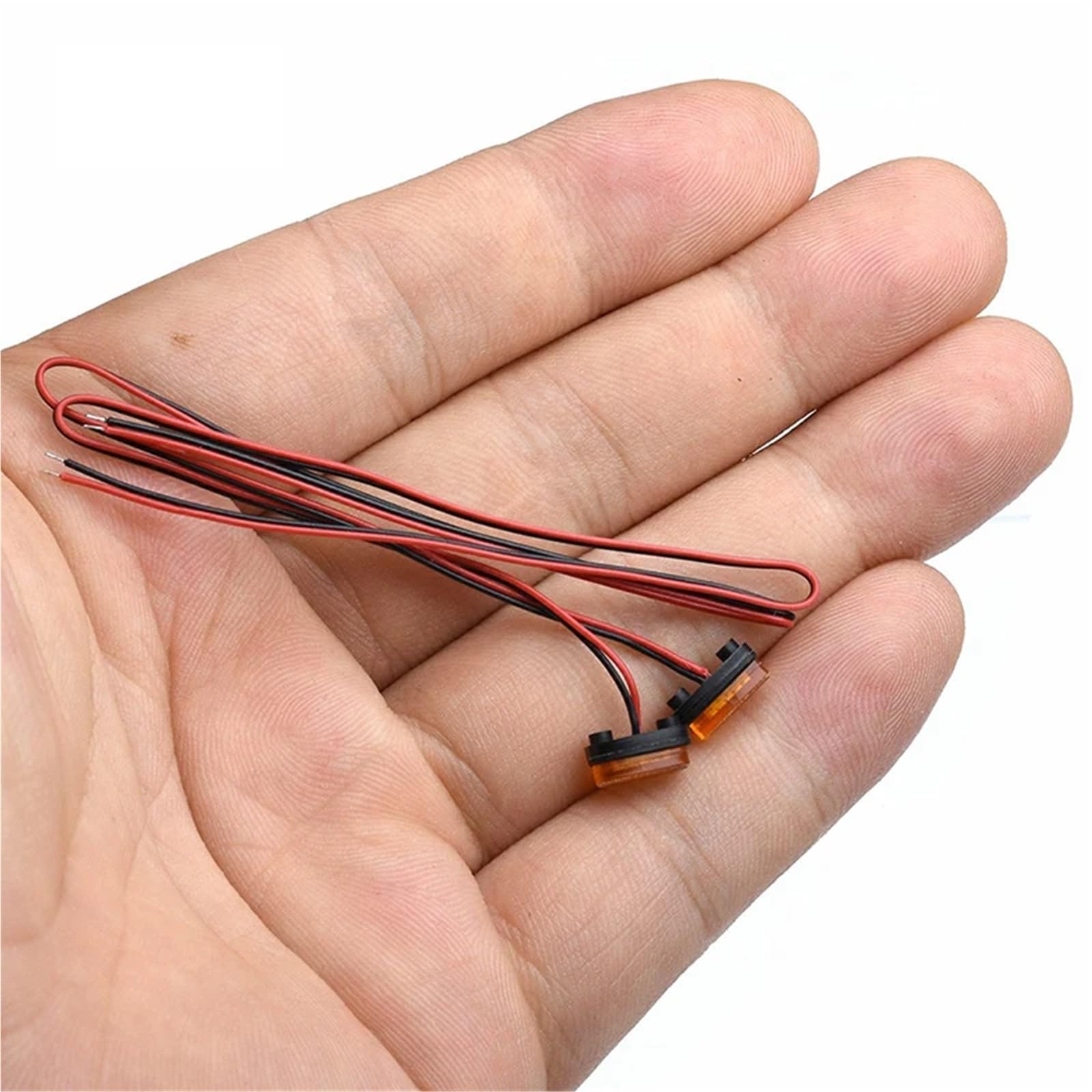 Per Tamiya Per Scania 770S Per MAN Per Il Benz Per Actros 3363 1/14 RC Camion Rimorchio Auto Ribaltabile 2 Pcs/3 Pcs Luci Di Posizione Lampada Decorativa RC Componenti