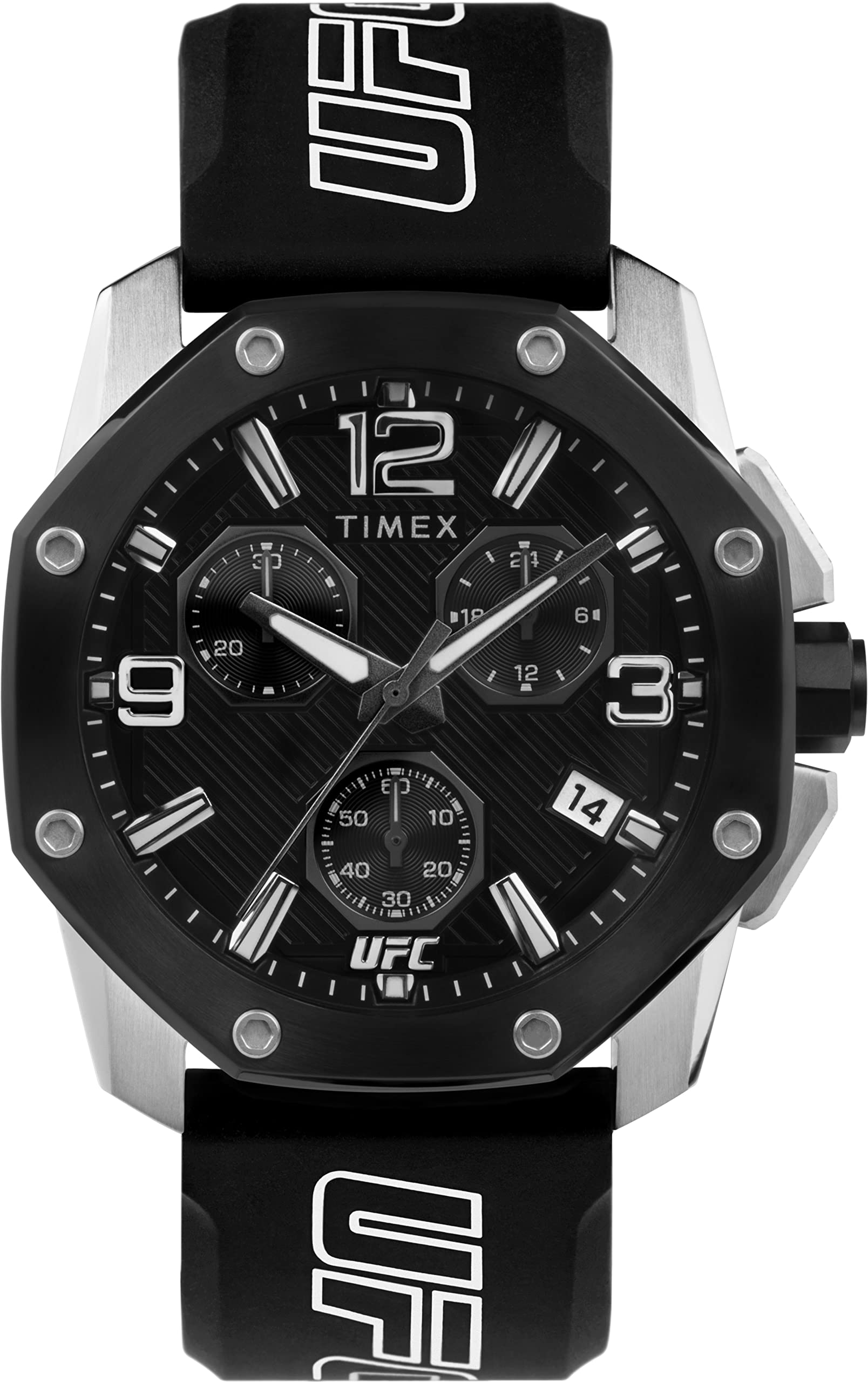 TIMEX Men Silicone Analog Black Dial Coloured Quartz Watch, Round Dial with 45 Mm Case Width - Tw2V58600X6, Band Color-Black (B0C3CMNX94) Amazon Price History, Amazon Price Tracker