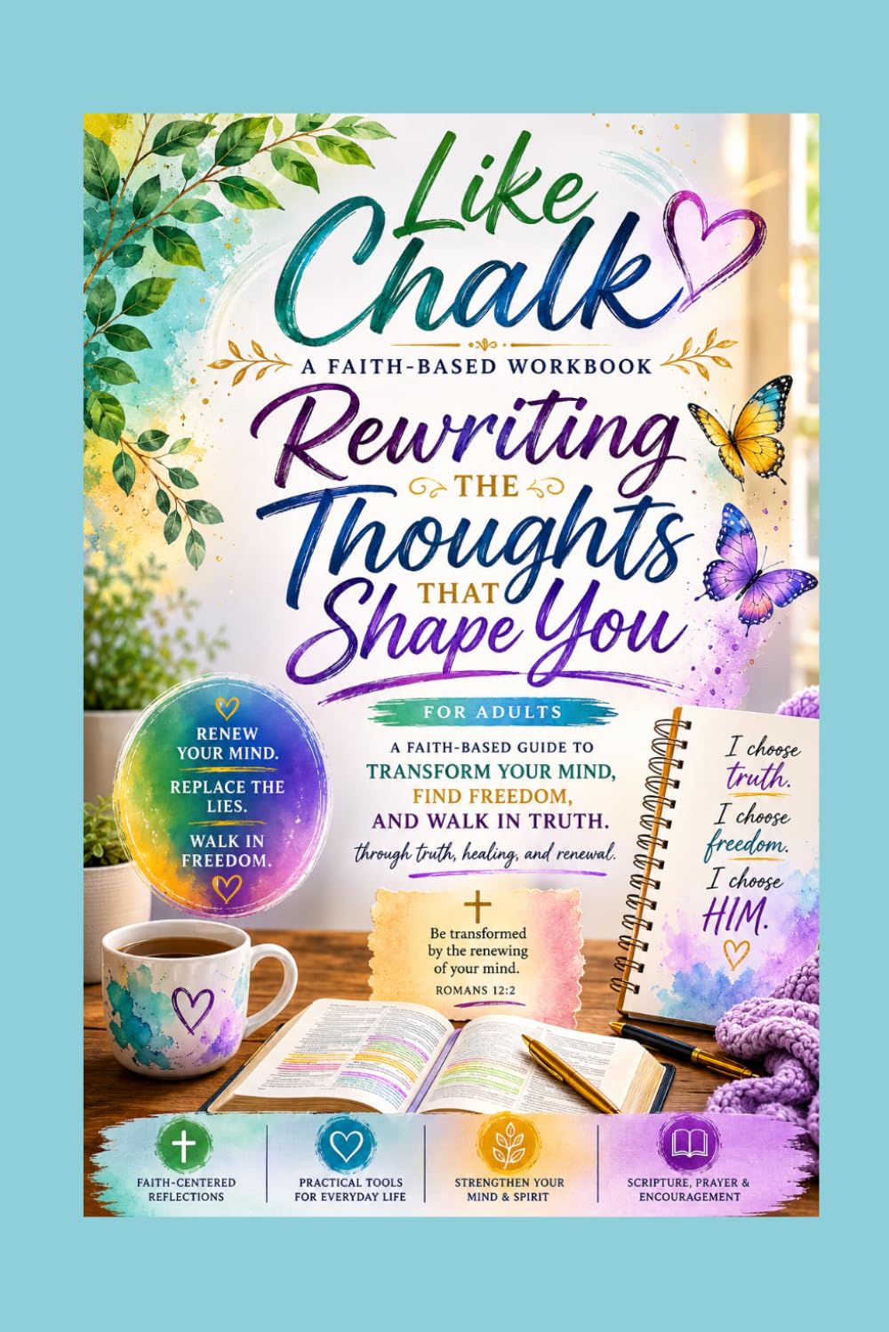 Like Chalk: Rewriting the Thoughts That Shape You: A Faith-Based Workbook for Adults