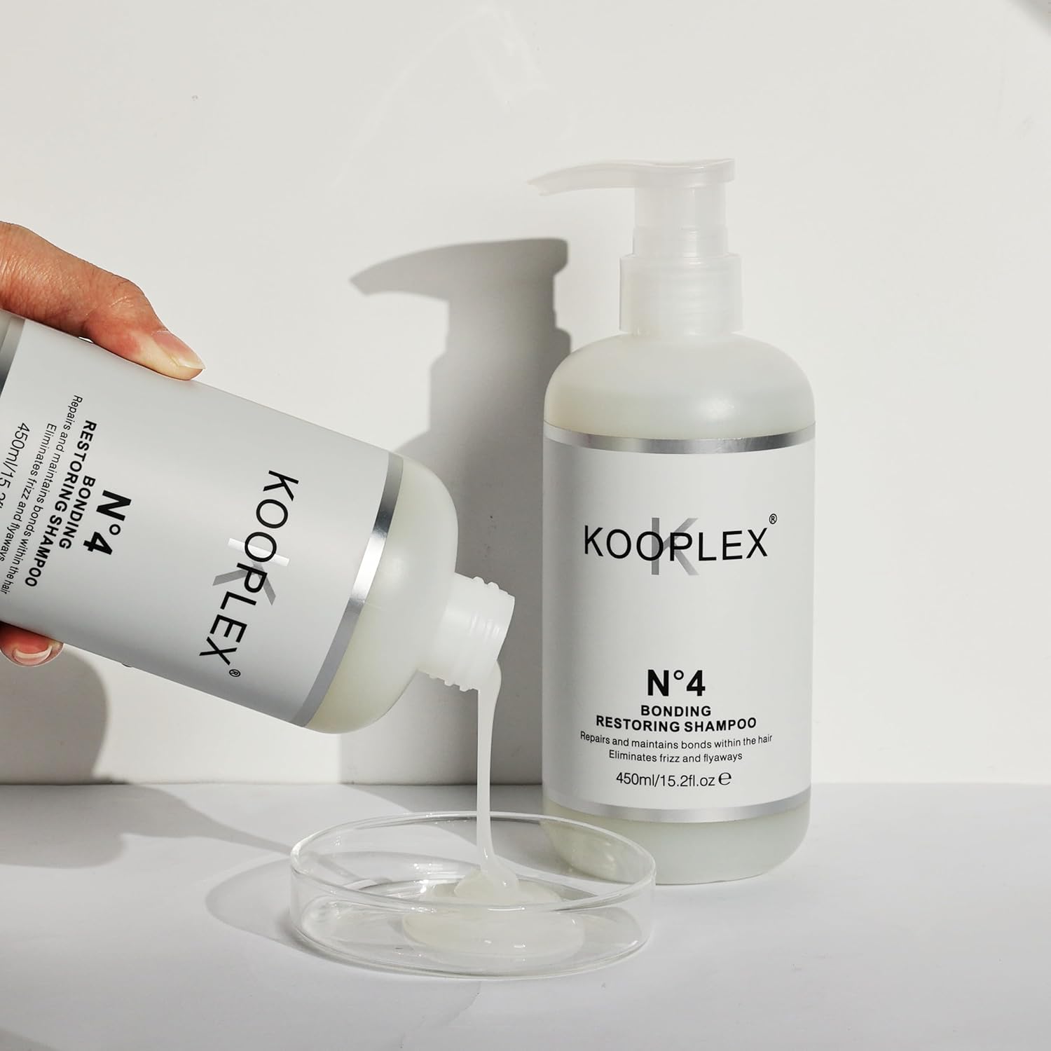 Nº4 Bond Repair Shampoo | Restores Broken Hair Bonds | Argan Oil + Protein Formula for Damaged, Color-Treated & Bleached Hair | Sulfate-Free Salon Results 15.06fl.oz/450ml - Image 8