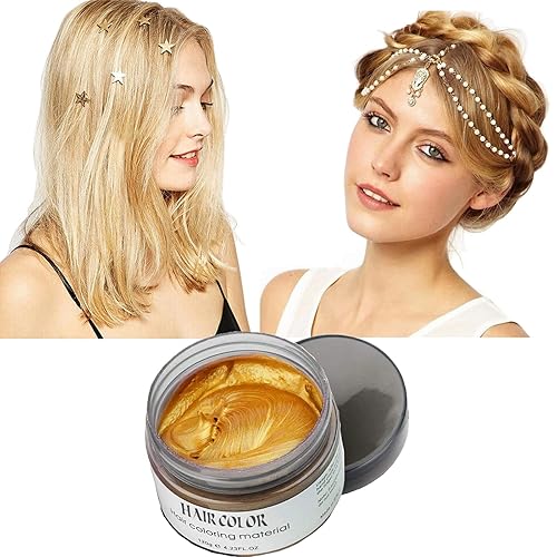 Vista 53 de Tinte de cera temporal para el cabello, color en aerosol para el cabello, color natural de cera para el cabello, tinte de cera temporal para niños