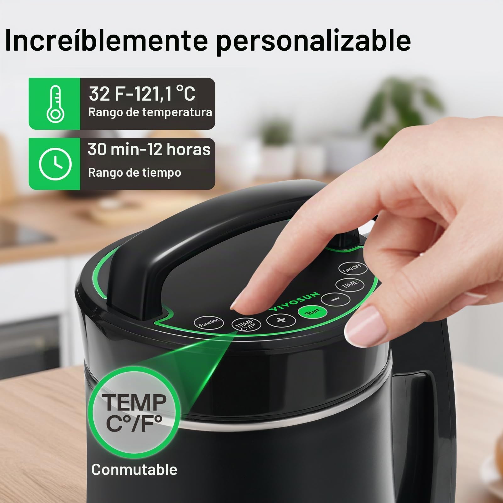 VIVOSUN Máquina de descarboxilación e infusión de hierbas | Extractor botánico e infusor para hacer mantequilla, aceite y tinturas, recetas y accesorios