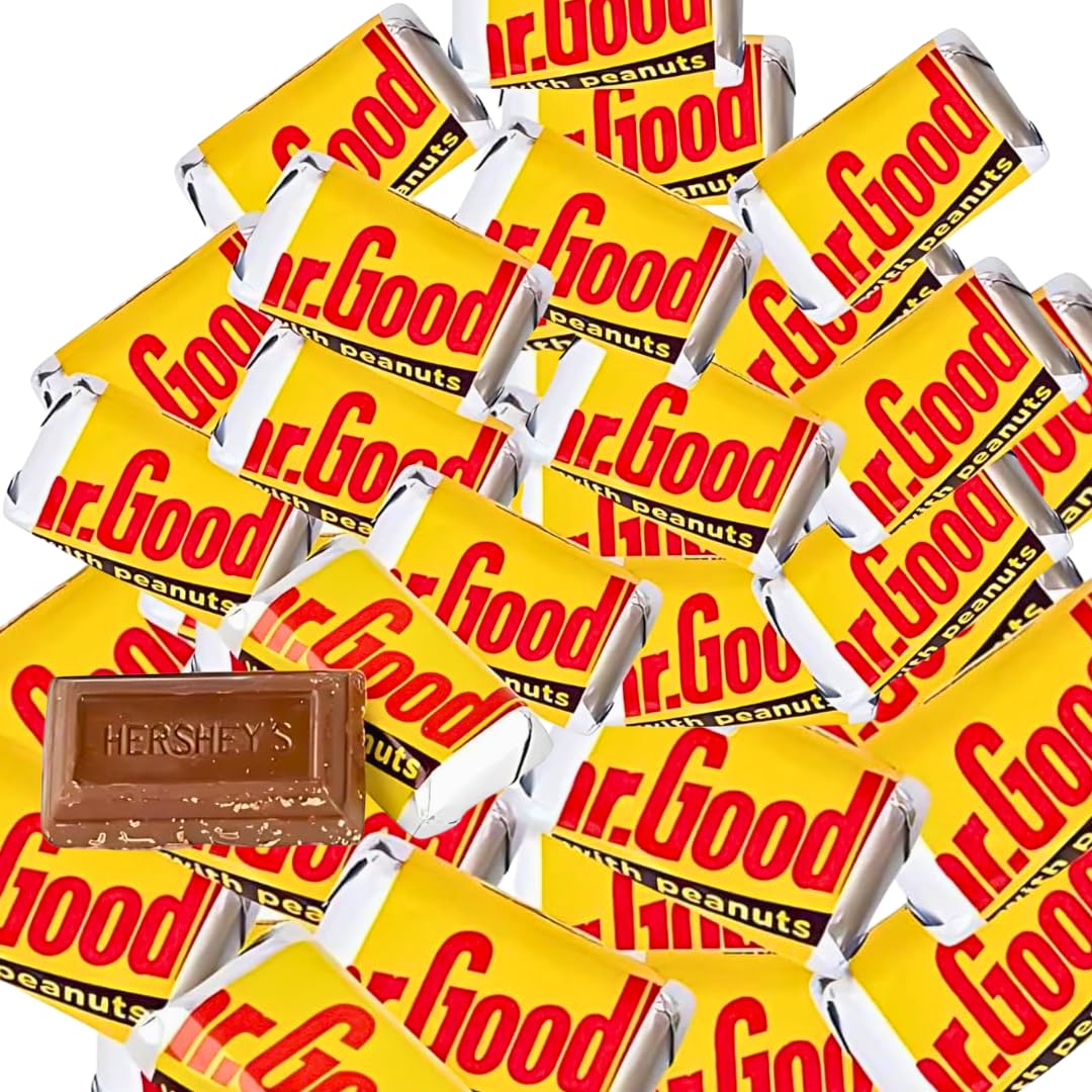 Candykrave Mr Good bar Mini Candy 2lb Bag - Individually wrapped Snack-Sized Chocolate Bars bulk are great for Snacking, Pinata, Celebrations, Gifting & More!