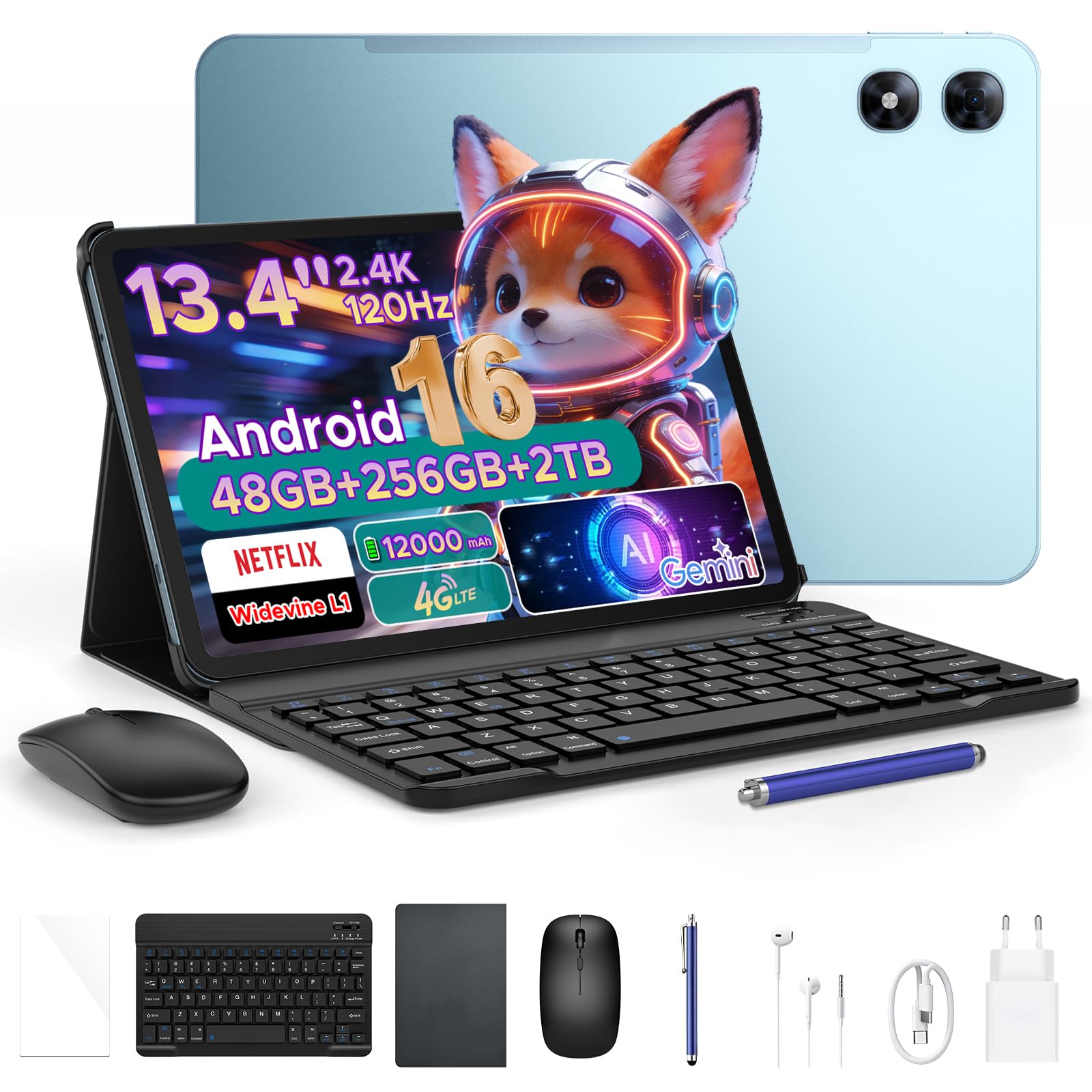 Oferta: P13 Pro Tablet 13 Pulgadas 120Hz Android 16,