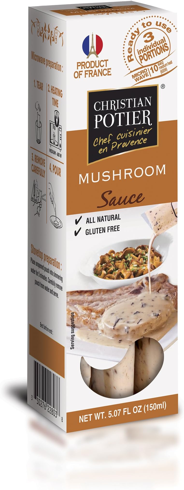 Christian Potier Mushroom Sauce, 5.07 oz