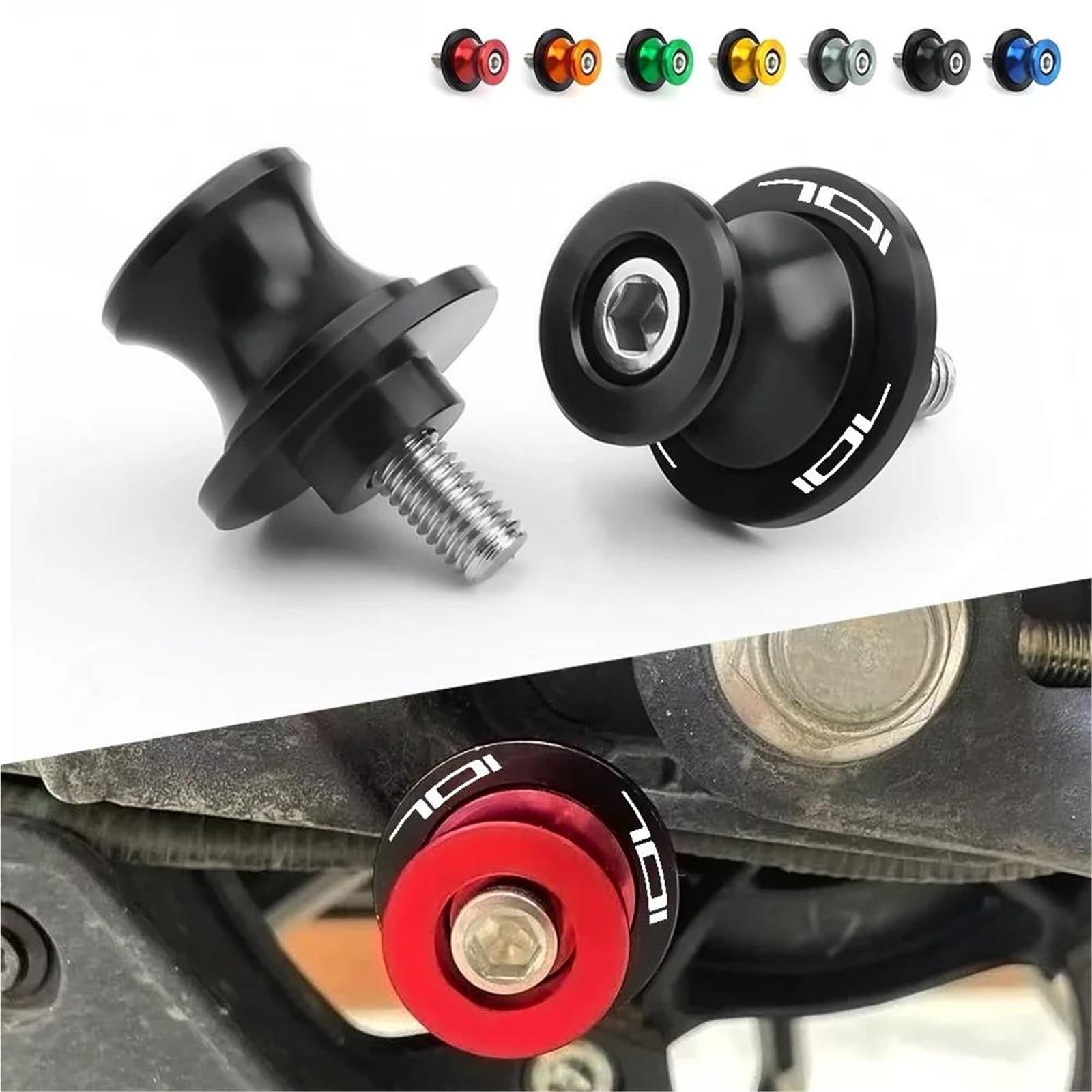Für Husqvarna 701 Supermoto 701Supermoto 2024 2025 Schwinge Spool Slider Stand Schrauben 10MM Motorrad Zubehör