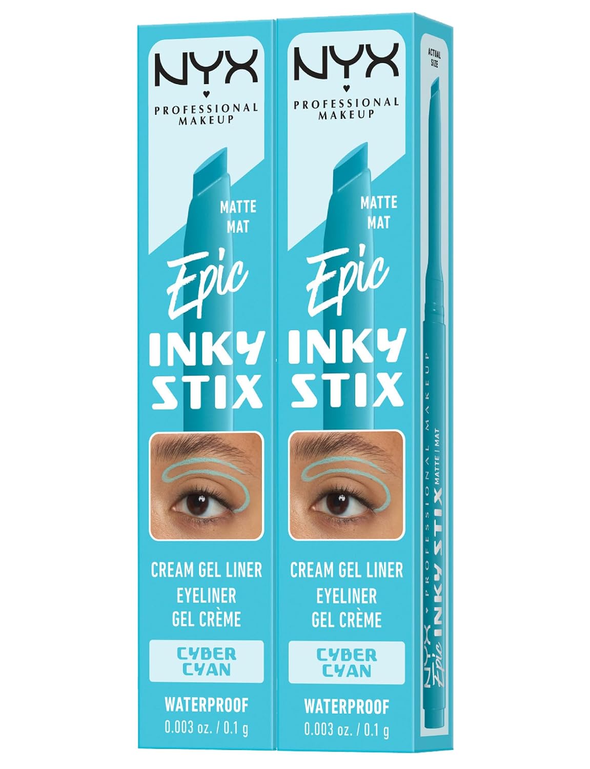 2 x Farbe 07 Cyber Cyan