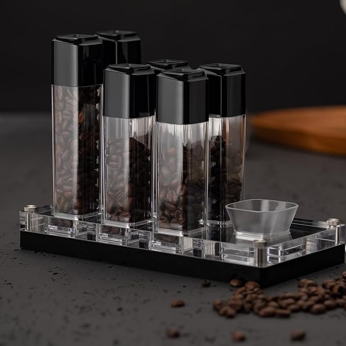 Set de 6 Tubos Dosis Café Lulupack, Hermético, Base Incluida miniatura 7