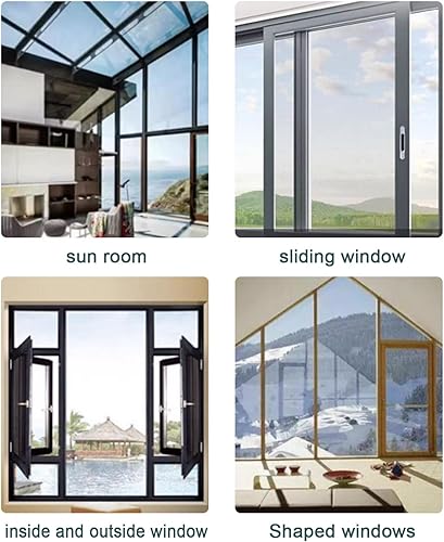 Miniatura 8 de Película opaca de privacidad para ventana, cubierta de ventana con bloqueo solar, calcomanía reutilizable para ventana, kit de aislamiento de