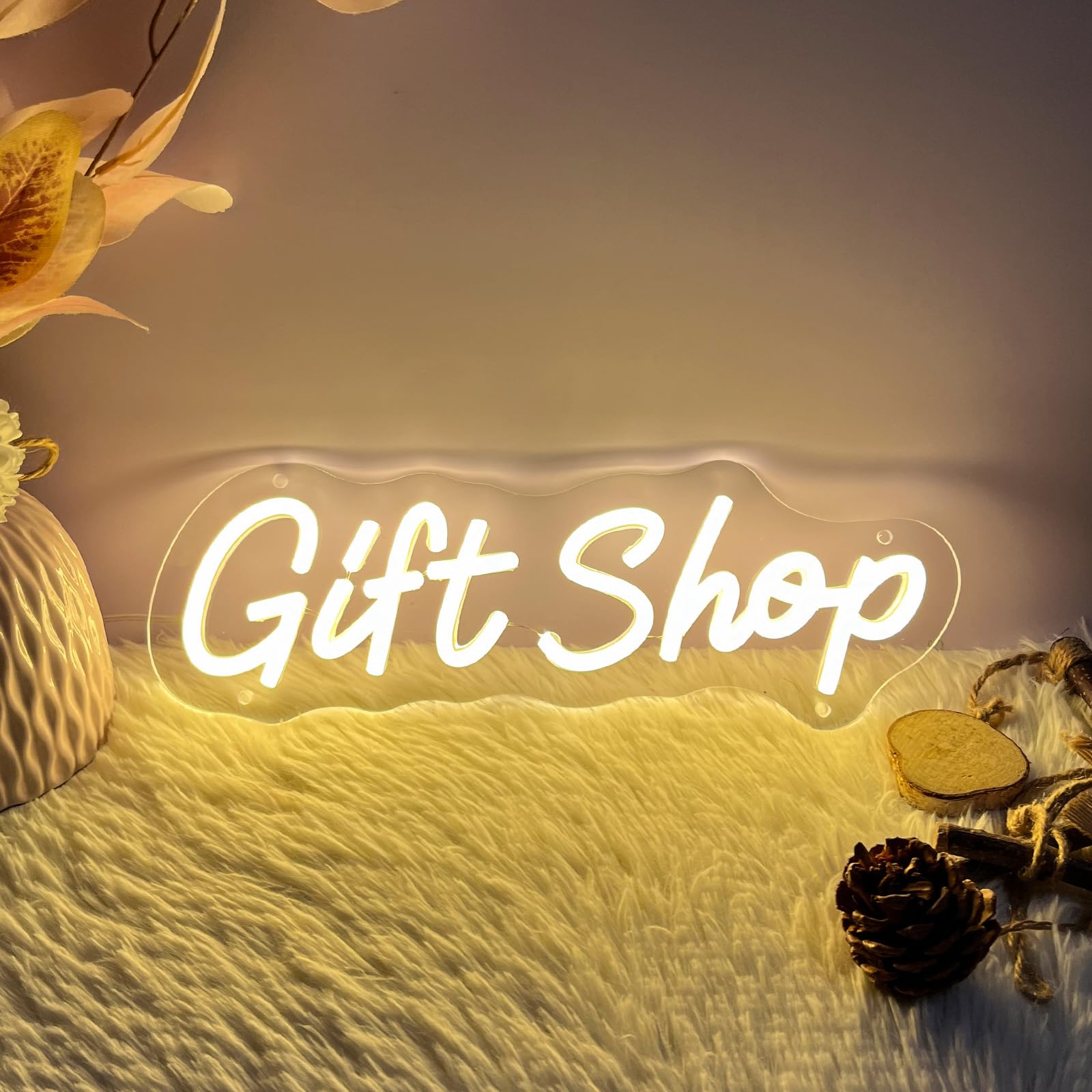 Negozio di articoli da regalo Insegna al neon per decorazione da parete, personalizzata con luce al neon a LED, per compleanno, matrimonio, Natale, per feste, camera da letto, bar, casa, stanza