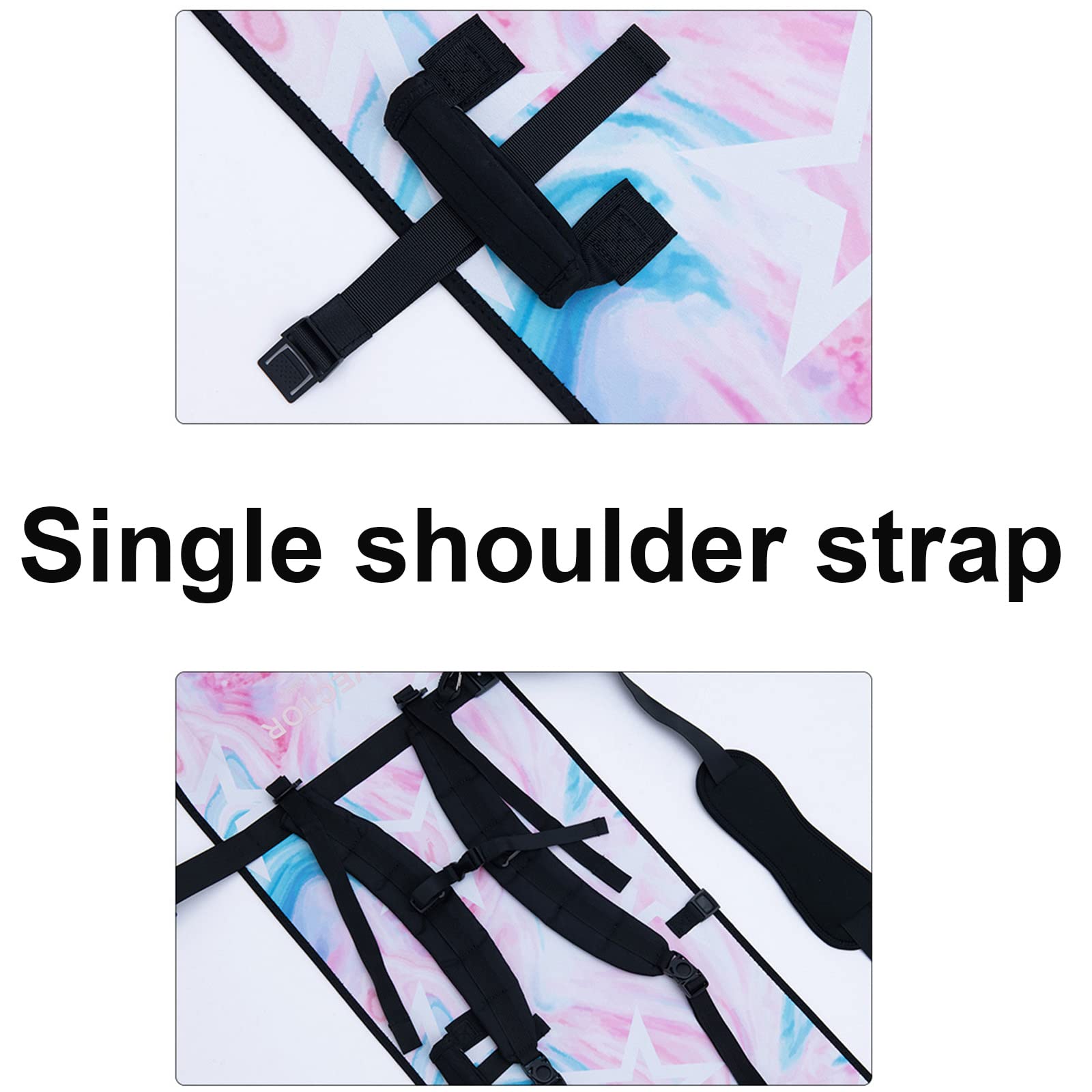 Housse de Snowboard Housse de Protection pour Snowboard Accessoires de Snowboard Sangle de Sac pour Rangement de Voyage Valise de Protection pour Le Transport Sac de Planche