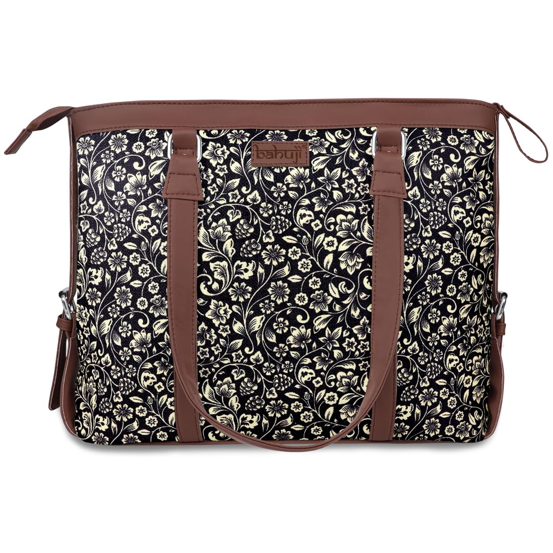 Bahuji Flower lattice Designer Womens Office HandBag For 15.6-inch Laptop, MacBook (B0D1CHVZR6) Amazon Price History, Amazon Price Tracker