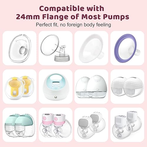 Miniatura 3 de Insertos de brida compatibles con MedelaWillowTSRETEMomcozy S9 S10 S12Willow Wearable Cups & Spectra S1 S2 (protectores de pezón)