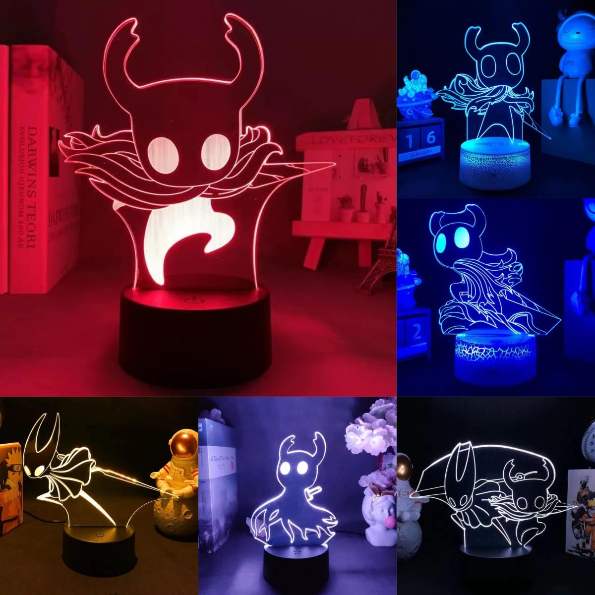 Amazon.co.jp : ホロウナイト ナイトライト デスクランプ キャラクター