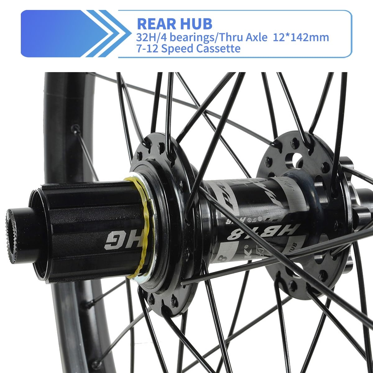 20" Juego Ruedas Bicicleta Plegable 406 Ruedas MTB Eje Pasante 100/142mm