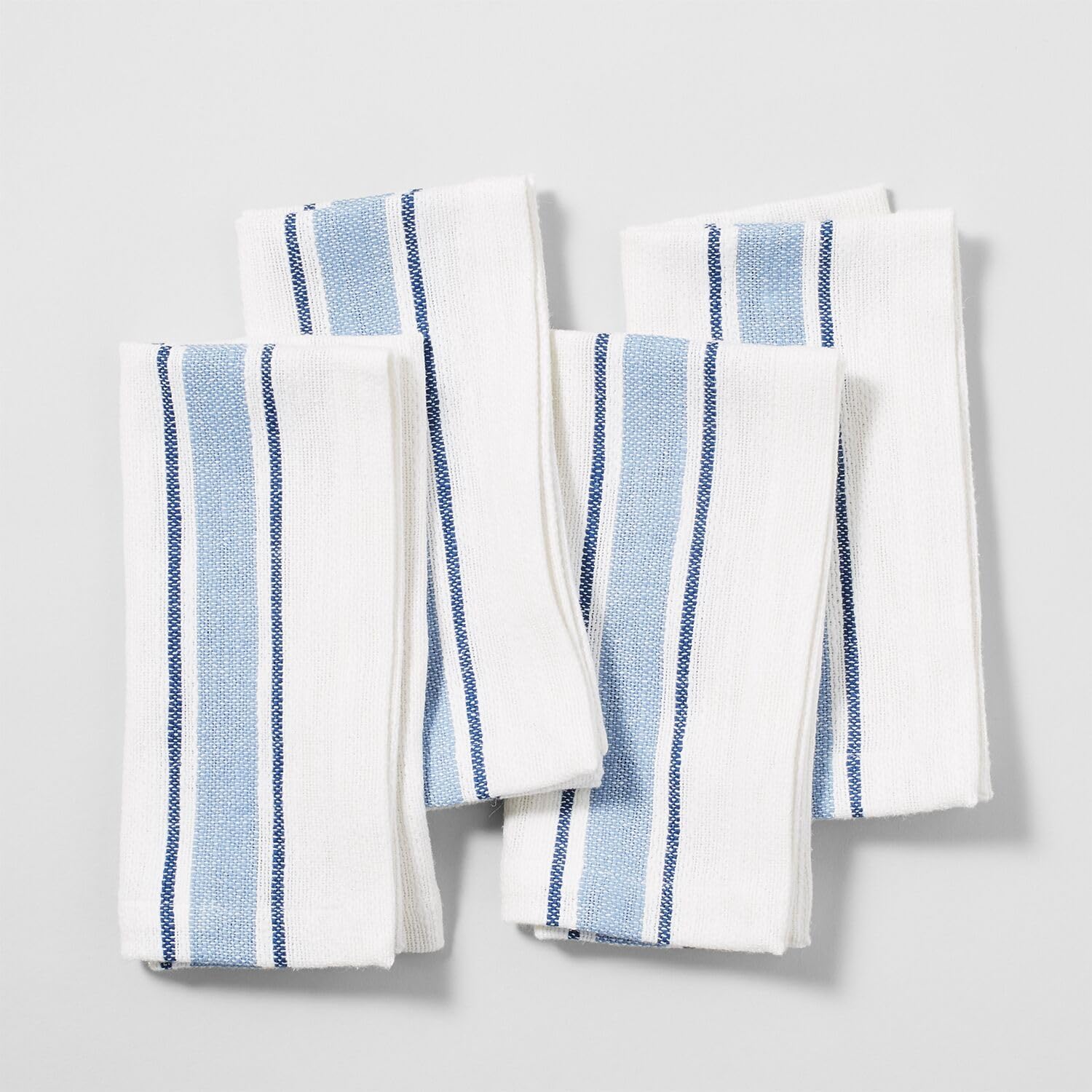 Amazon.com: Sur La Table Cloud Woven Stripe Napkins, Set of 4