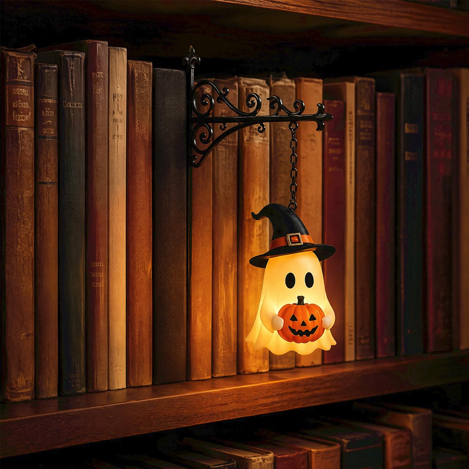 Library Lantern Mini Bookshelf Lamp Multifunctional Decorative Bookshelf