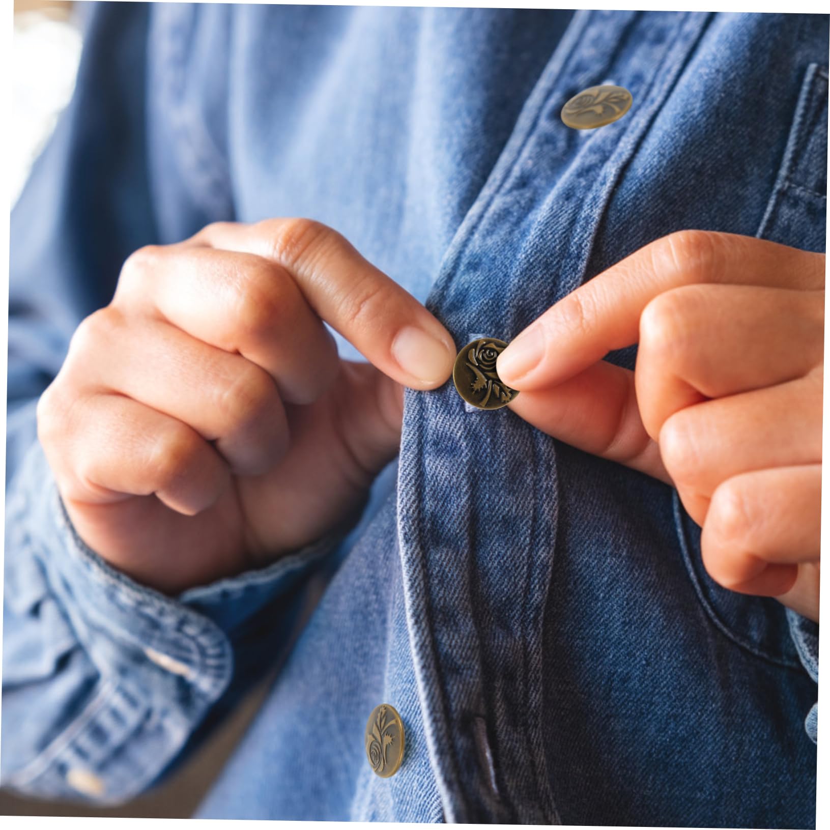 15sets Fibbia Regolabile Per Cuciture Per Jeans e Strumento Regolabile Con Cacciavite