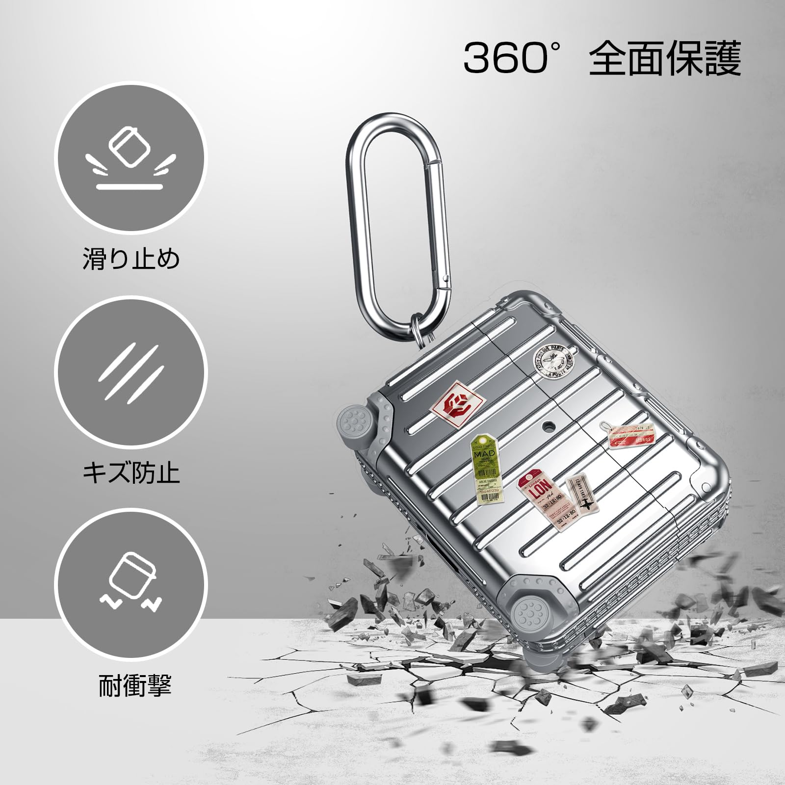 Amazon | V-MORO AirPods Pro 3ケース 2025用 Airpods Pro第3世代ケー