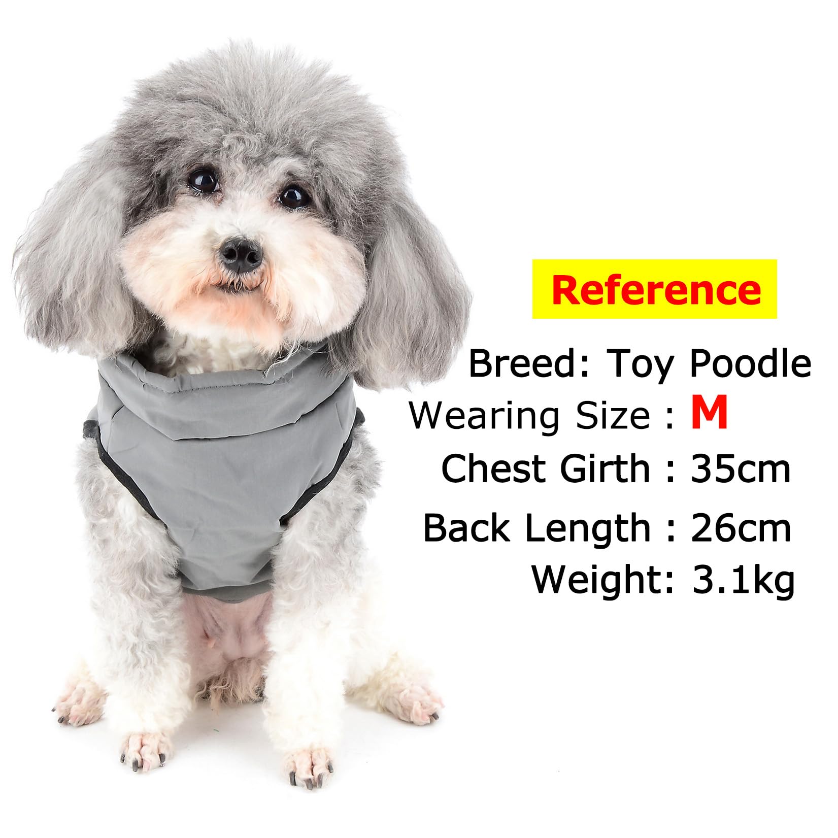 Abrigo De Invierno Para Perros, Suave Y Cálido, Con Anillas Para Correa Integradas Cierre De Cremallera Facil De Ponderar Perfecto Para Paseos En La Nieve Regal Ideal Para Amantes De Los Perros