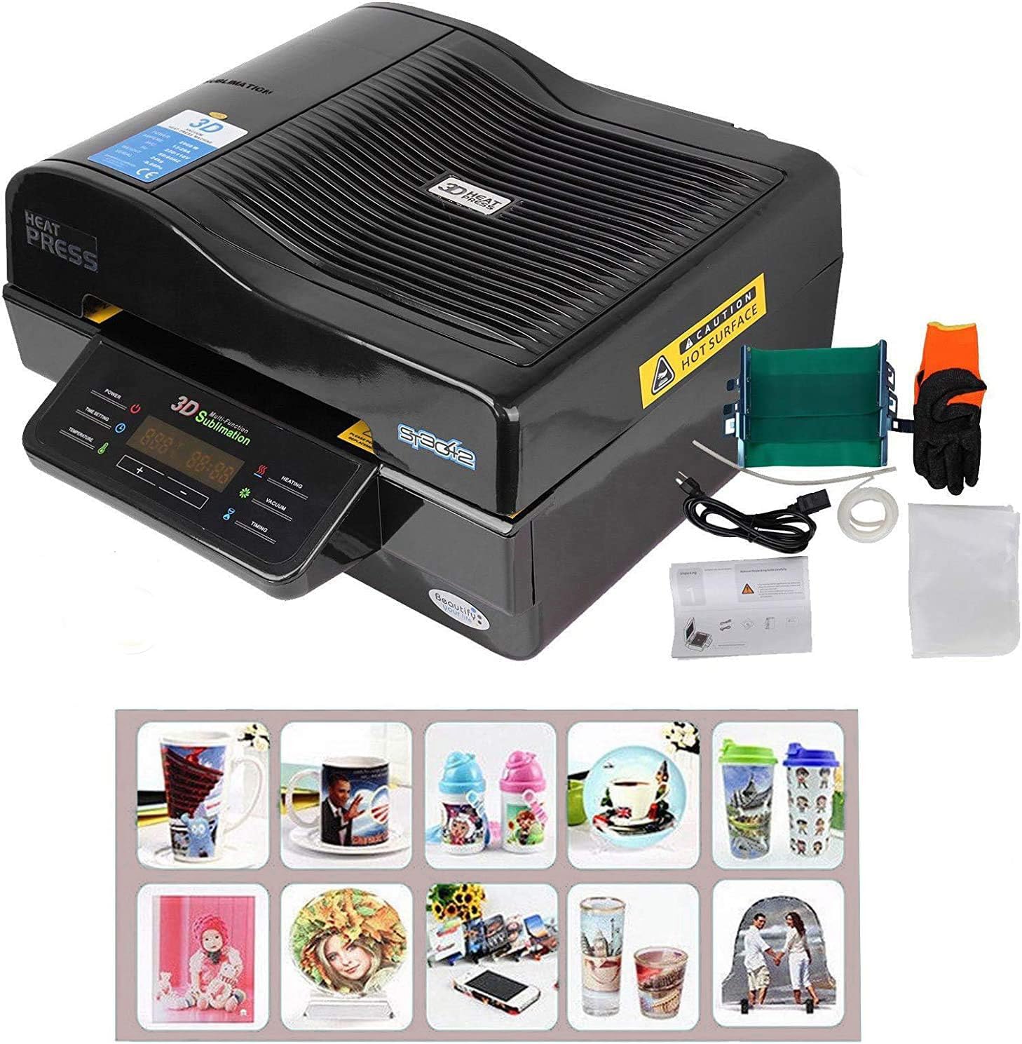Amazon.com: INTSUPERMAI 3D Vacuum Heat Press Sublimation Machine