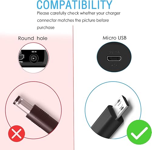 Miniatura 2 de Adaptador de corriente USB para Roku Streaming Stick 3500 3600 380020X, PremierExpress Plus 3700 3900102000X20X30X40X31X30R40RW cargador de CA cable